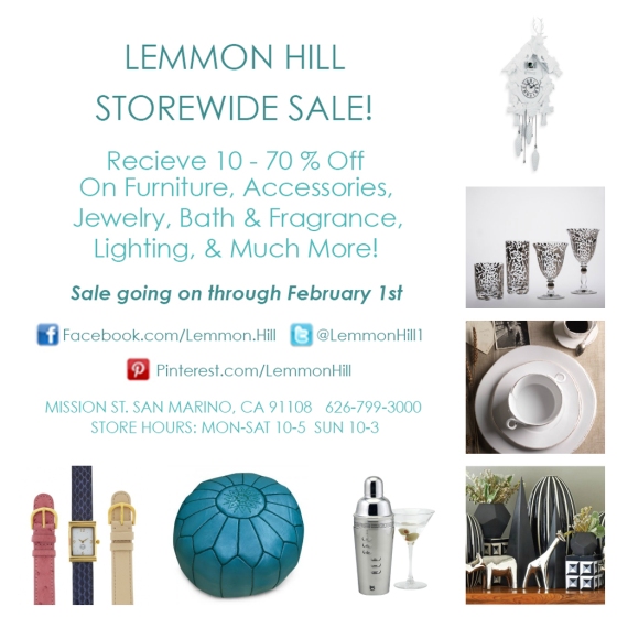 Lemmon Hill Storewide Sale